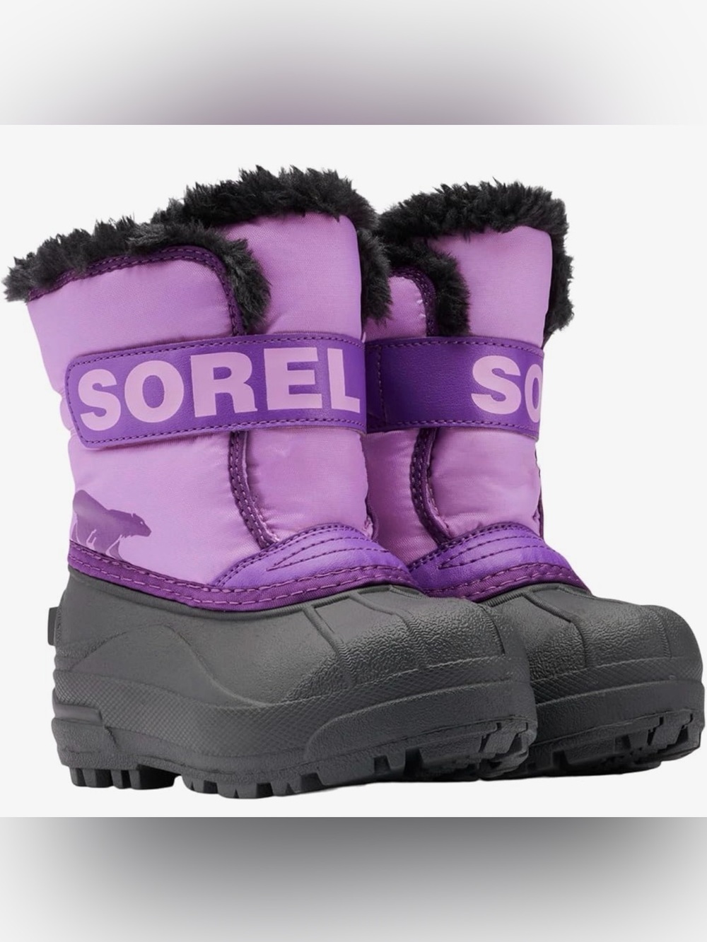 Sorel Purple Youth Snow Commander Snow Boots